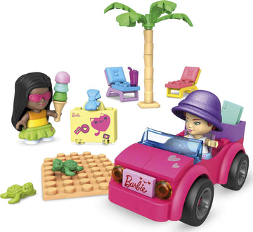 Mega Construx Barbie Convertible Beach Adventure, Building Toys for Kids