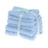 Blue 1/12 Miniature Bathroom Towels Dollhouse Decoration Accessories, DIY Micro Landscaping Decor