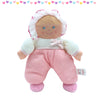 Genius Baby Toys My First Baby Doll, Pink Thermal Fabric, Cuddly Soft Lovey for Infants, Classic Vintage Design, No Hard Parts, Machine Washable, Baby
