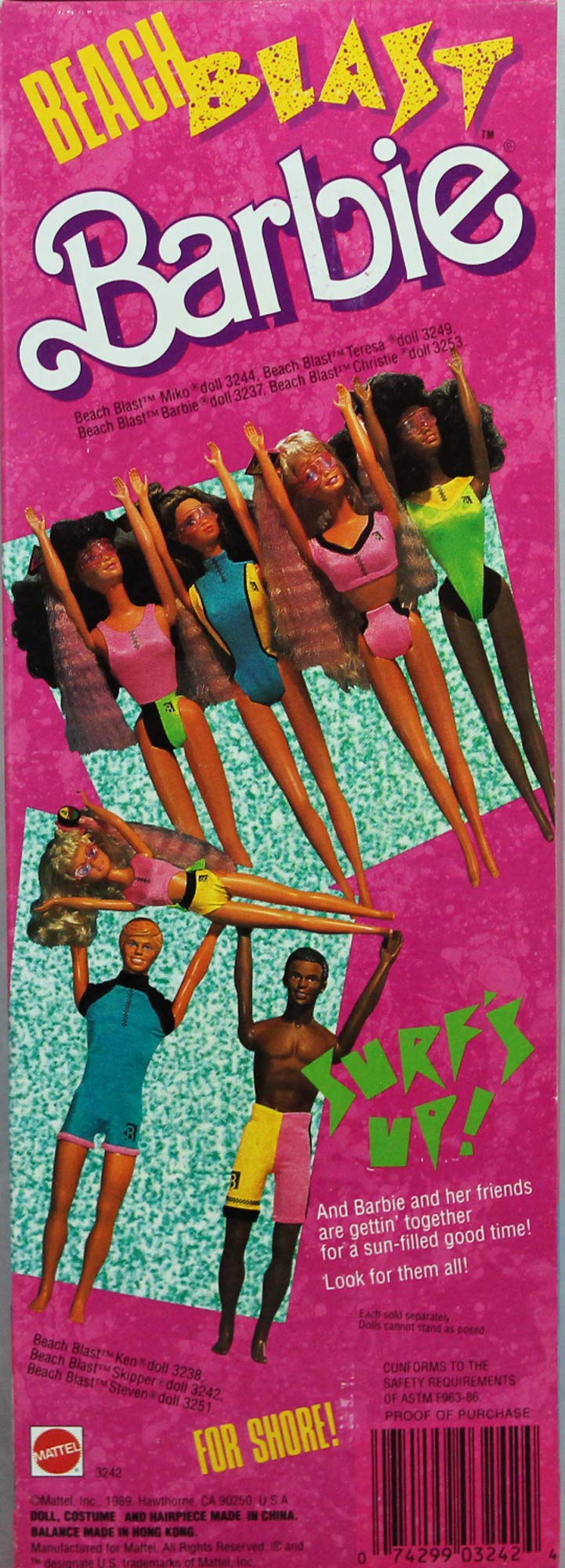 Barbie 3242 1988 Beach Blast Skipper