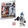 LEGO Star Wars The Clone Wars Minifigure - 501st Legion Clone Trooper with Blaster (75280)