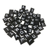 RWHXRWY 1000PCS Wooden Letter Tiles, A-Z Scrabble Letters for Crafts, Phonics, Spelling, Alphabet Tiles Crossword Game Replacement Pieces, Wall Decor