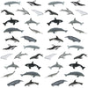 Safari Ltd. Whales and Dolphins Bulk Bag - Set of Miniature Cetacean Toy Figures - 48 Piece Play Toys for Boys, Girls & Kids Age 3+