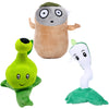 Suyudian 3 PCS PVZ Plant and Zombies Plush Plants Sets 1 2 Stuffed Soft Toys Imitator, Lightning Reed, Bubble Leaf Pot, PVZ Figure Doll,Great Gifts
