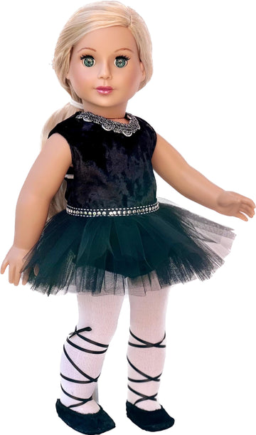 Black Swan - 3 Piece Outfit for 18 Inch Doll