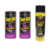 Sun-Glo 2 Cans #1.5 Pro-Series Wax & 1 Can of Silicone Spray