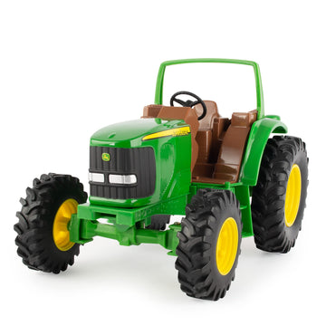 TOMY John Deere Sandbox Tough Tractor Toy - 1:16 Scale -11 Inches - Sandbox Toys - Outdoor Toys for Kids 3 Years and Up