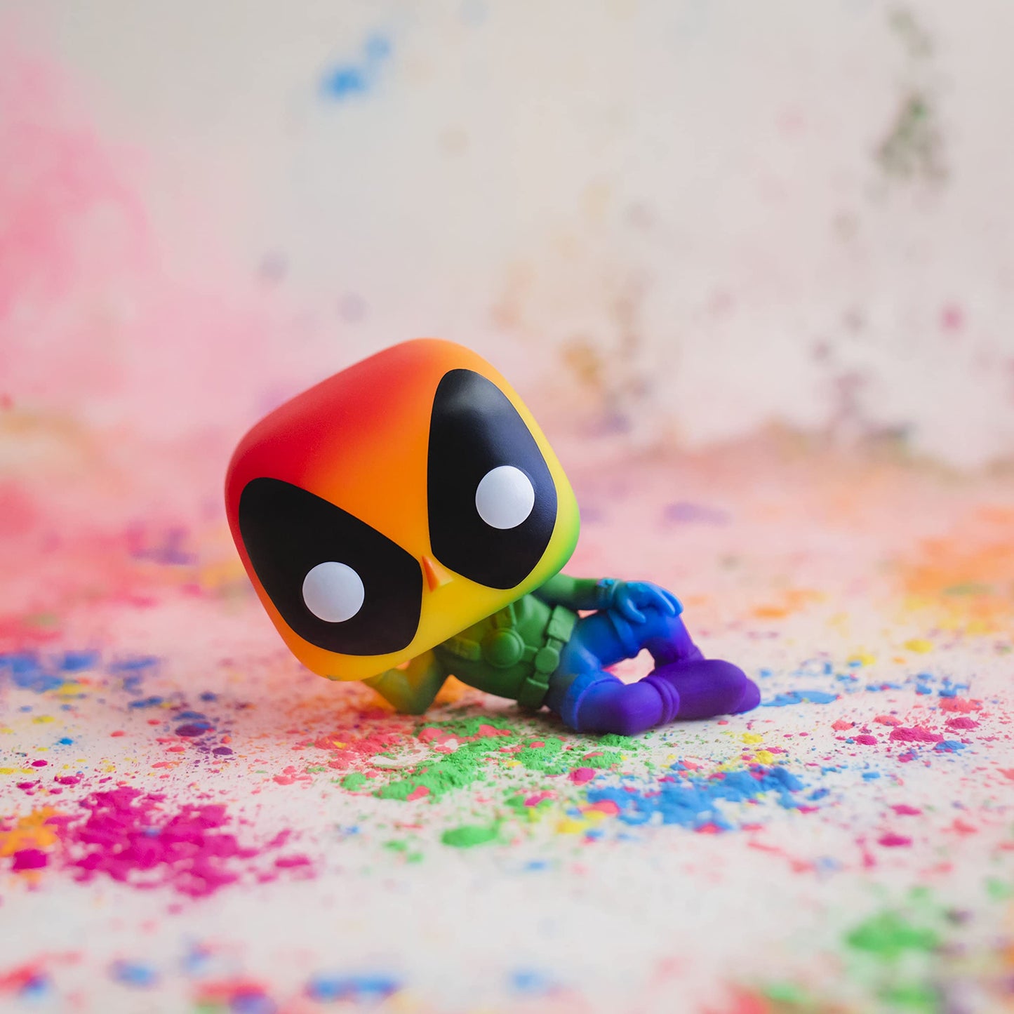 Funko POP Marvel: Pride - Deadpool (Rainbow),Multicolor,Standard