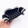 1:12 Black Victorian Sofa, Dollhouse Miniature Furniture, Home Decoration Ornament (Big)