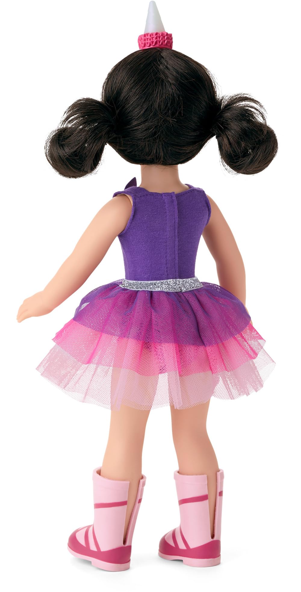 American Girl WellieWishers Emerson 14.5" Doll, Purple,silver
