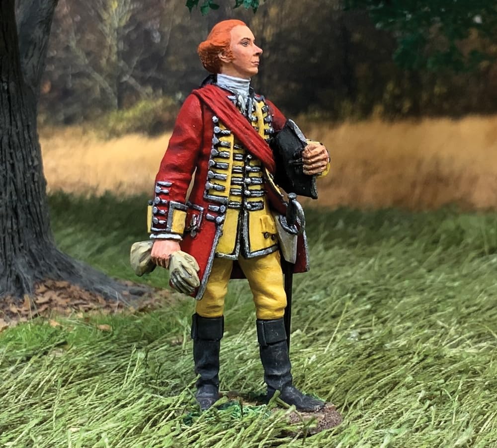 W. Britain Museum Collection 10134 British General James Wolfe 1:30 Scale Metal (Approximately 2.5 INCHES Tall)…
