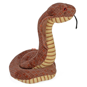 Wild Republic Cobra Plush, Stuffed Animal, Plush Toy, Gifts for Kids, Cuddlekins 12 Inches
