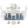 SAMCAMI Miniature Dollhouse Furniture 1 12 Scale - Doll House Furniture Toys for Dollhouse Kitchen - Wooden Dollhouse Furniture Set Incl Dining Table