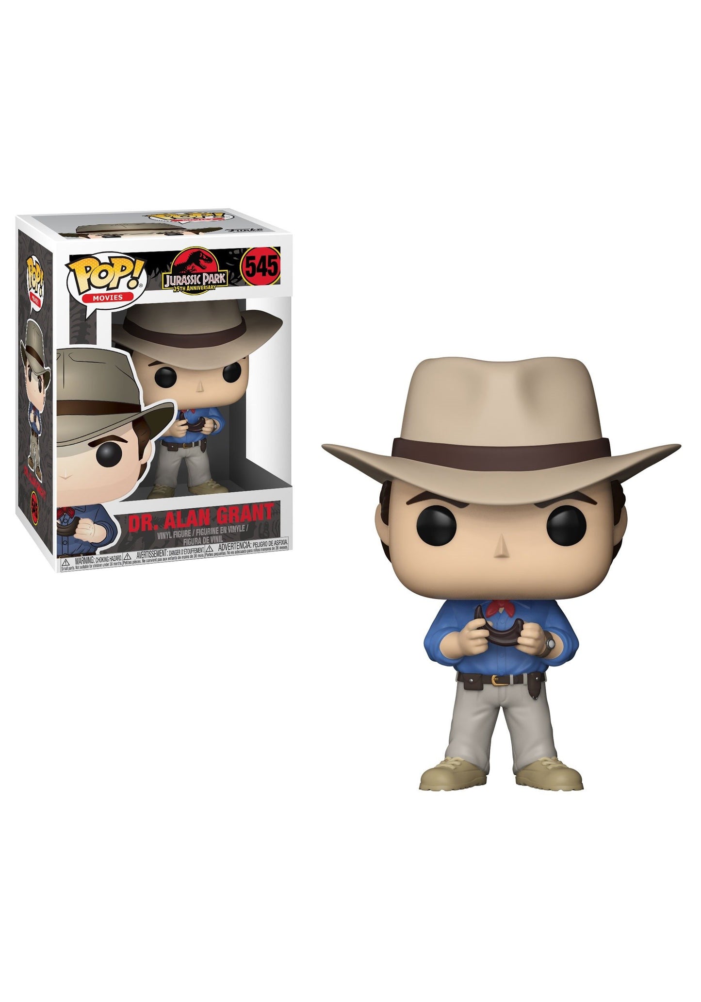 Funko Pop! Movies: Jurassic Park - Dr. Alan Grant Collectible Figure