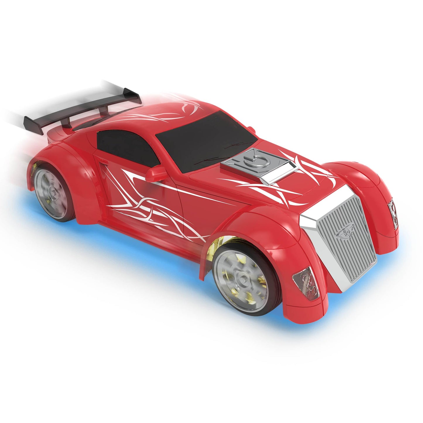 Driven by Battat RC Sports Car Flux, Lights and Sounds, Red Toy, Trucks