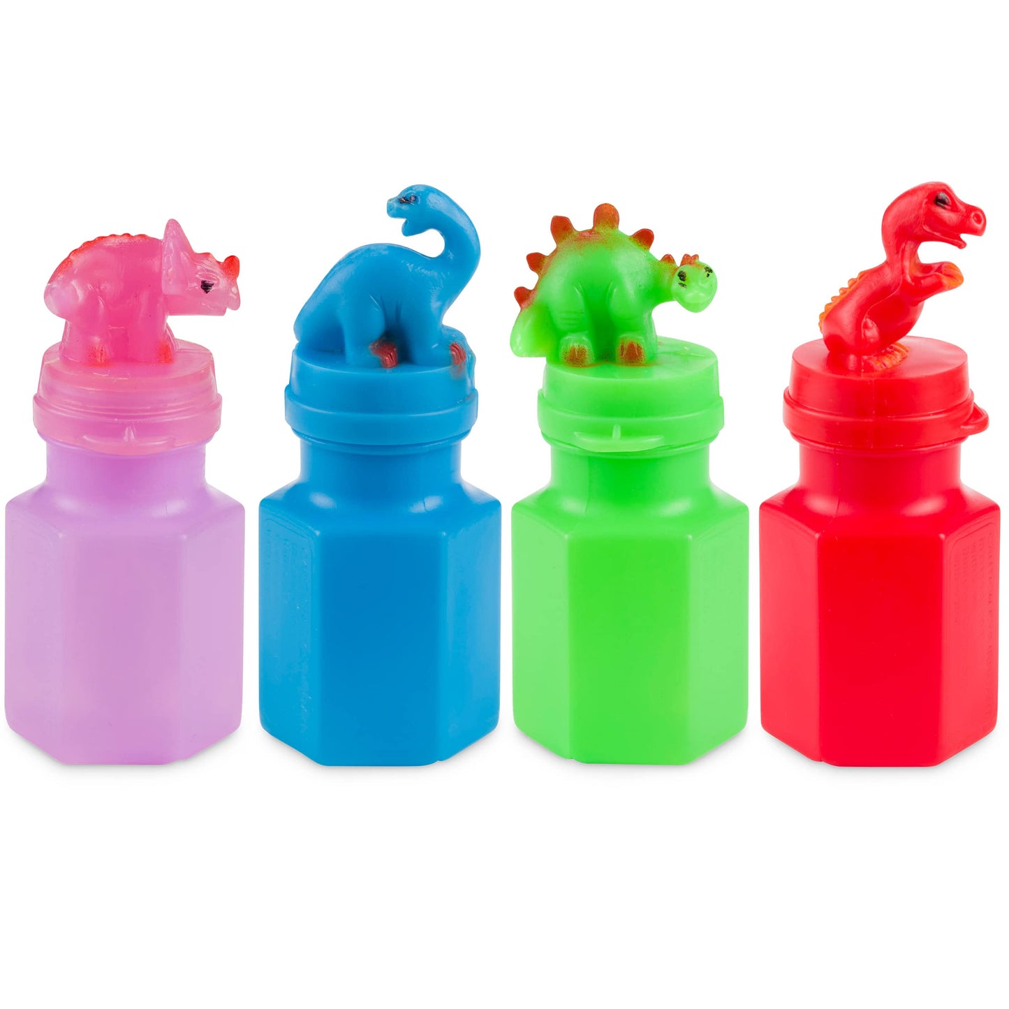 Dinosaur Bubble Bottles (24-Pack) Party Favors for Kids & Birthday Parties