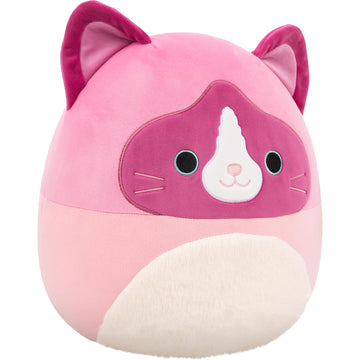 Squishmallows Original 12in Herbie the Pink Snowshoe Cat - Official Jazwares Plush (Medium-Sized)