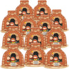 Fun Express 3D Fiery Furnace CK - Craft Kits - VBS Vacation Bible School Supplies/Decor - 12 Pieces