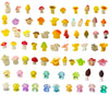 HETRUUOP 72PCS MiNi Mushroom Tiny Resin Mushroom Figurines 72 Style Mini Mushrooms Small Little Resin in Bulk for Miniature Landscape Aquarium Potted