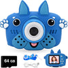 GKidz Kids Camera for Boys & Girls Toy Camera Age 3-12 Years Old Young Photographers with 64GB SD Card, Hanging Belt & Durable Silicone Case Ideal