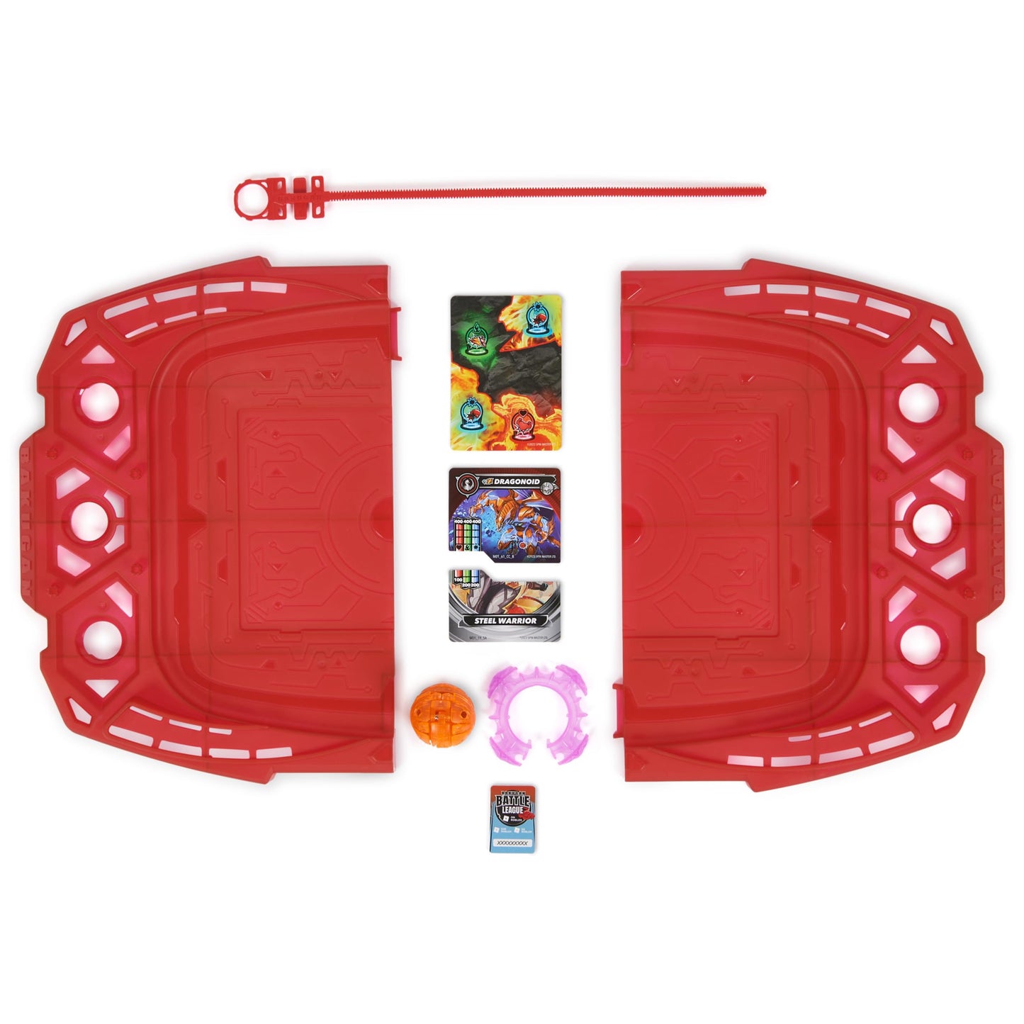 Bakugan Brawl Zone Compact Playset with Special Attack Dragonoid, Customizable Action Figure, Trading Cards, Kids Toys for Boys and Girls 6 and up
