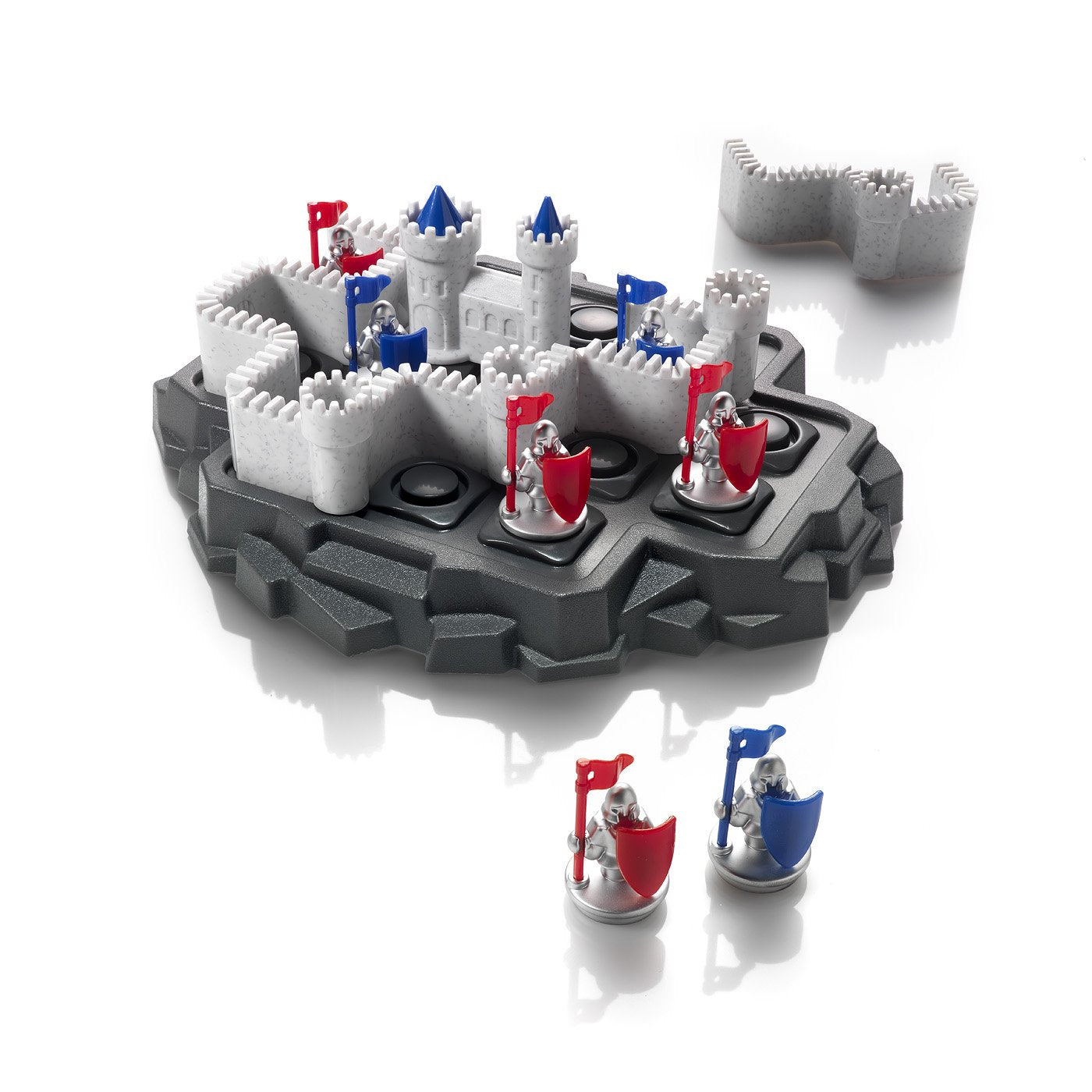 SmartGames Wall & Warriors - Medieval Logic Puzzle with 80 Challenges for Ages 8+