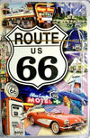 Historic Route 66 With Multi Pictures Playing Cards