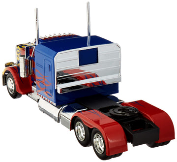 Jada Optimus Prime Truck with Robot on Chassis from Transformers Movie Hollywood Rides Series Diecast Model 30446