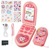 Kids Camera, 3-7 Years Old Girls Gifts, 2.0-inch Flip Phone Digital Camera with 32GB SD Card, DIY Stickers, 1080P Video, Games, Music Player