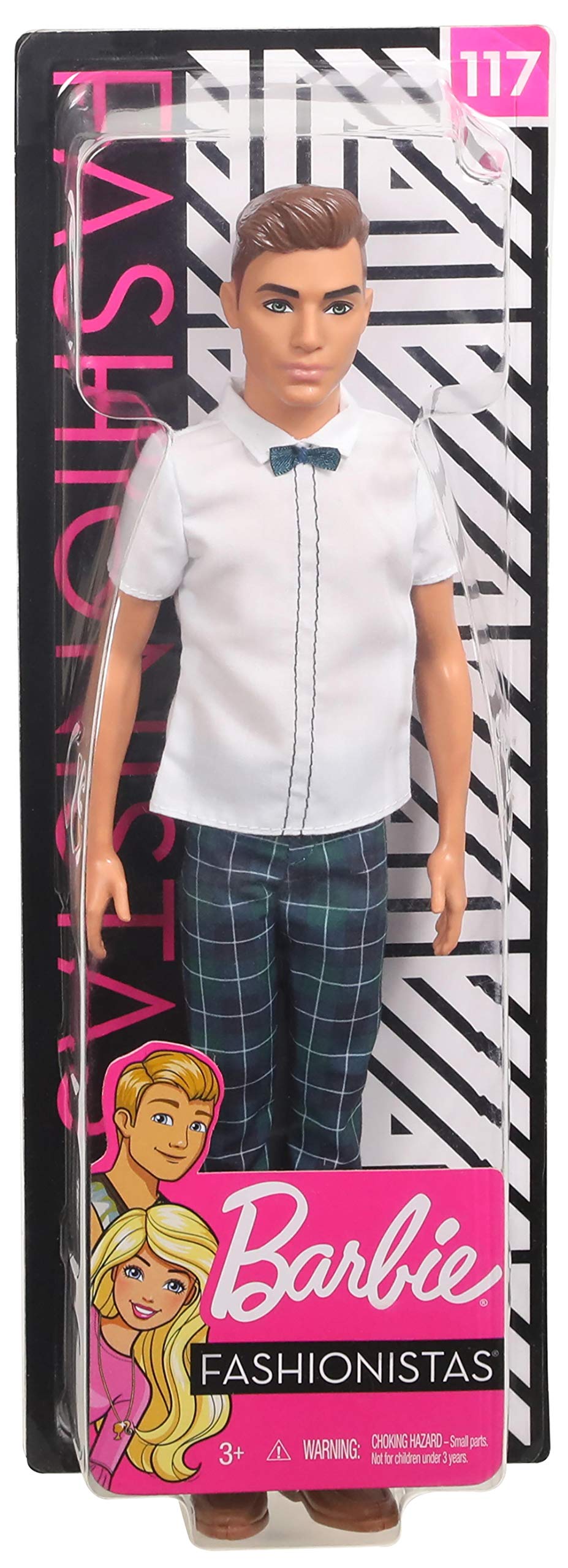 Barbie Ken Fashionistas Doll 117, Slick Plaid