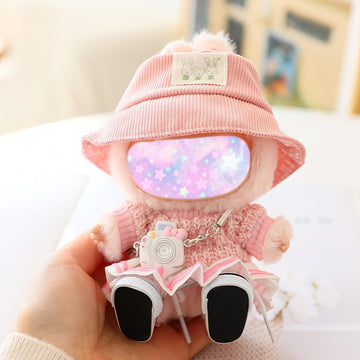 17cm Doll Clothes Set, 5 Pieces Dress Outfit Set for 6.7inch Doll Suit, Fashion Chic Hat & Clothes Accessories for 1st/2nd/3rd Gen Dolls Play &