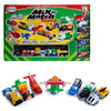 Popular Playthings Magnetic Vehicles for Toddlers 1-3, Mix or Match Car Toys, 21 Piece Gift for Kids - Vehicles Green