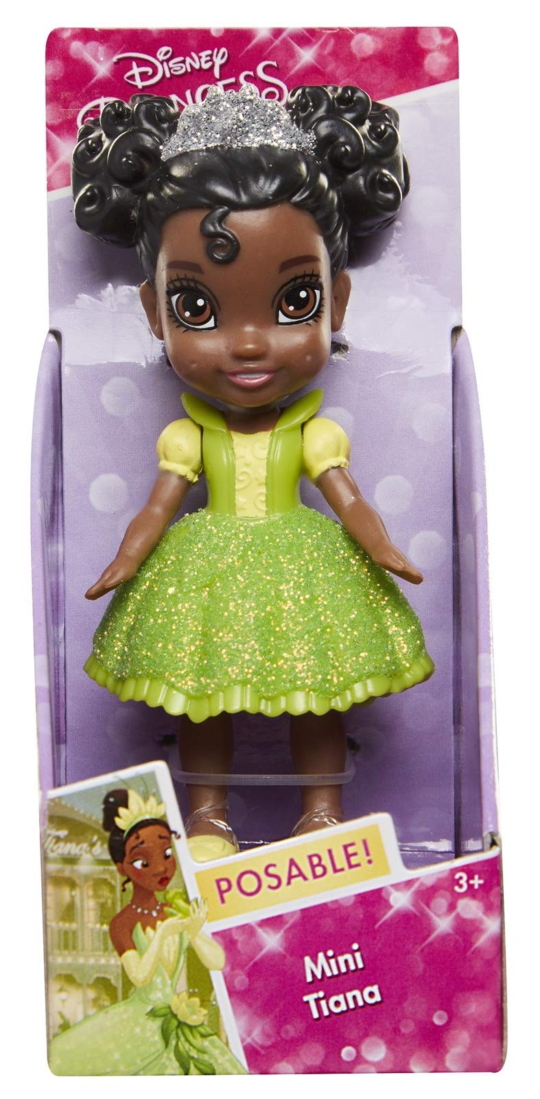 Jakks Pacific My First Disney Princess Sparkle Collection Mini Toddler Doll Tiana
