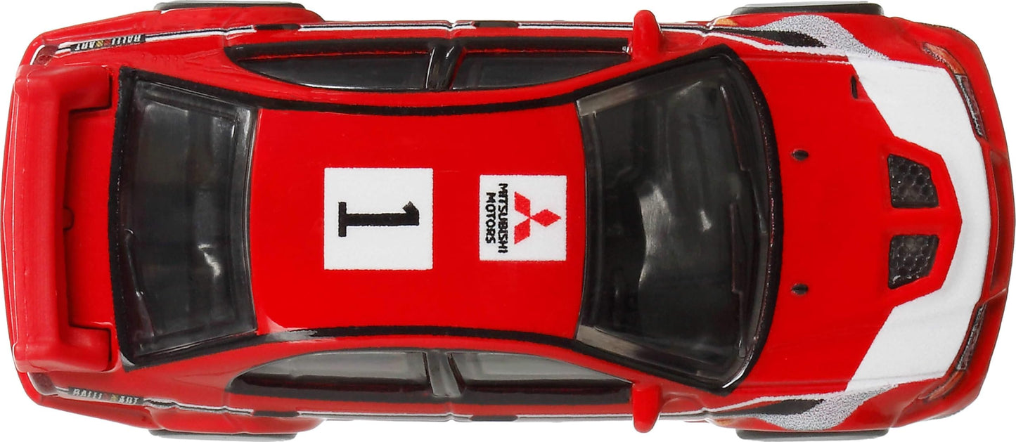 Hot Wheels Car Culture Premium 1:64 Scale Die-Cast Toy Mitsubishi Lancer Evolution VI with Real Riders Tires & Metal/Metal Body & Chassis, Thrill