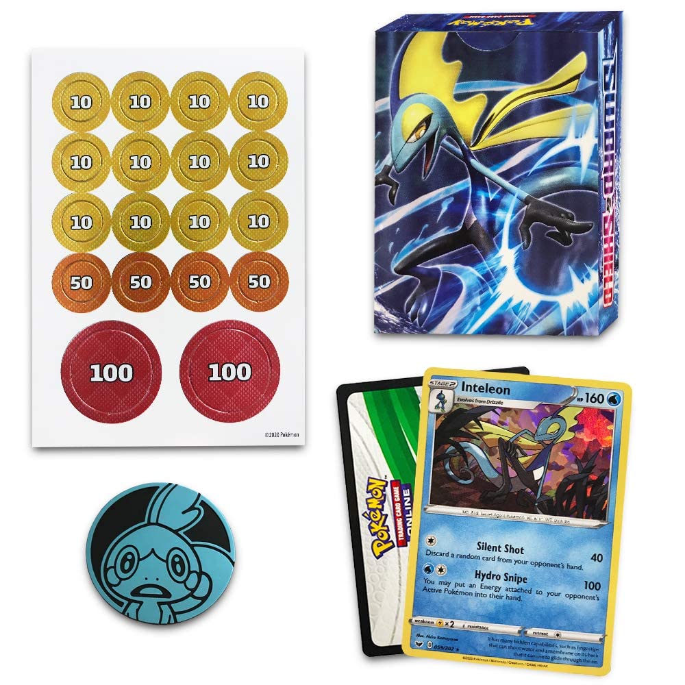 Pokemon TCG: Sword & Shield Theme Deck Featuring Inteleon
