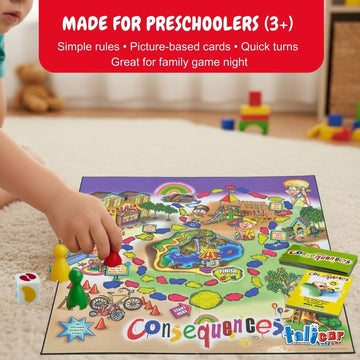 Talicor Consequences - The Ultimate Behavior Board Game for Preschoolers Age 3+