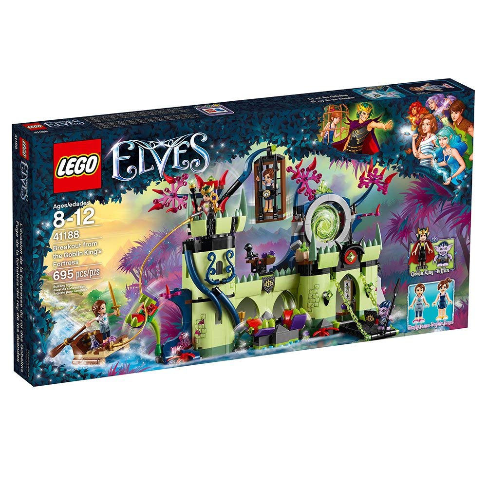 LEGO Elves Breakout from The Goblin King's Fortress 41188 Building Kit (695 Piece)