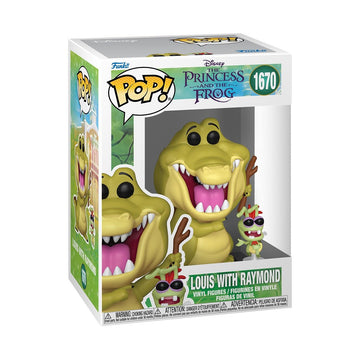 Funko Pop! & Buddy: The Princess and the Frog - Louis with Raymond - Collectable Vinyl Figure - Gift Idea - Official Merchandise - Toys for Kids &