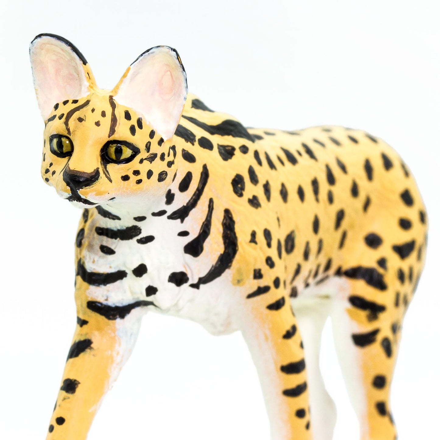 Safari Ltd. Serval Figurine - Realistic 3.75" Wild Cat Figure - Educational Toy for Boys, Girls, and Kids Ages 3+