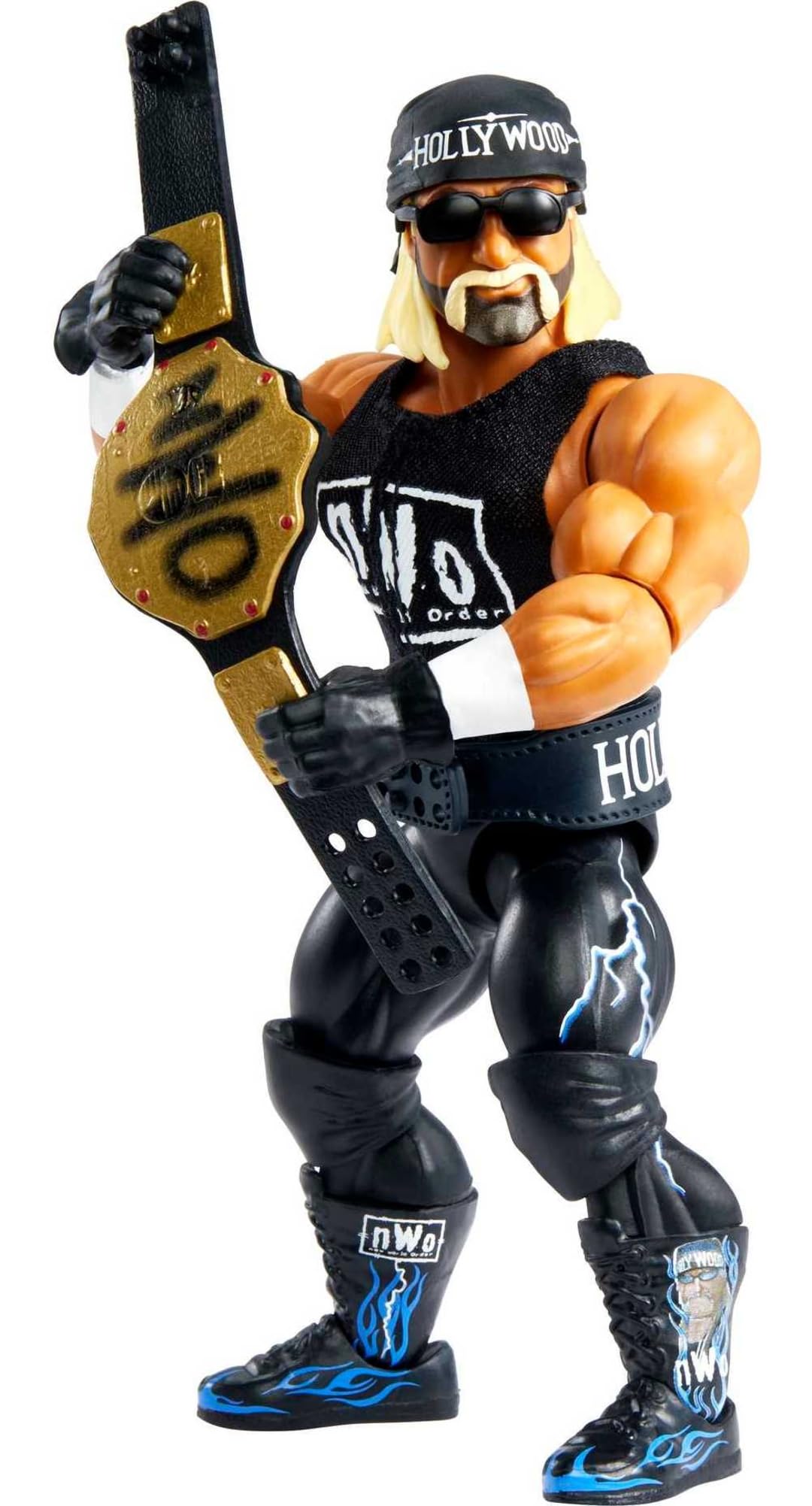 Mattel WWE Superstars Action Figure & Accessories, Series 1 “Hollywood” Hulk Hogan Retro Collectible with Swappable Hands