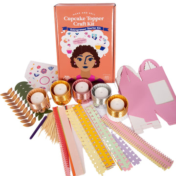 Kids Crafts Business in A Box for Girls: Perfect Outdoor Lemonade Stand Alternative & Cute Birthday Gift for Girls Ages 8-13