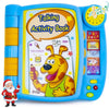 Talking Activity Book for 2 Years Old & Up - Sound Book with 5 Learning Activities Including Letters, Numbers, Quiz Game & Memory Match - Interactive