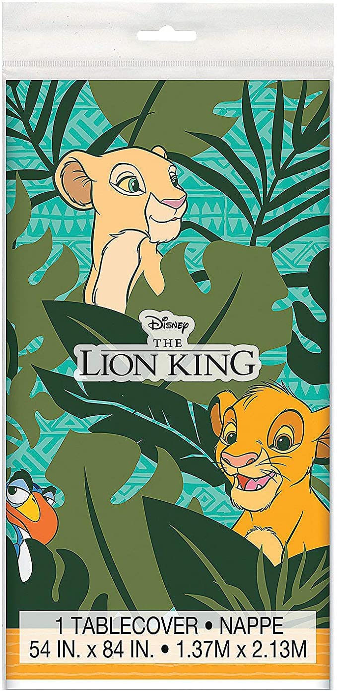 Lion King Party Supplies Plastic Tablecover (2 pack)