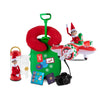 The Elf on the Shelf - Elf on The Go Kit Including Scout Elf Carrier, Peppermint Plane, & Polar Props Travel Set for Adventures, Cute Elf on The Shelf