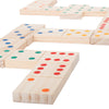 HEY! PLAY! Giant Wooden Dominoes Game Set (28 Piece) (80-WD0013)