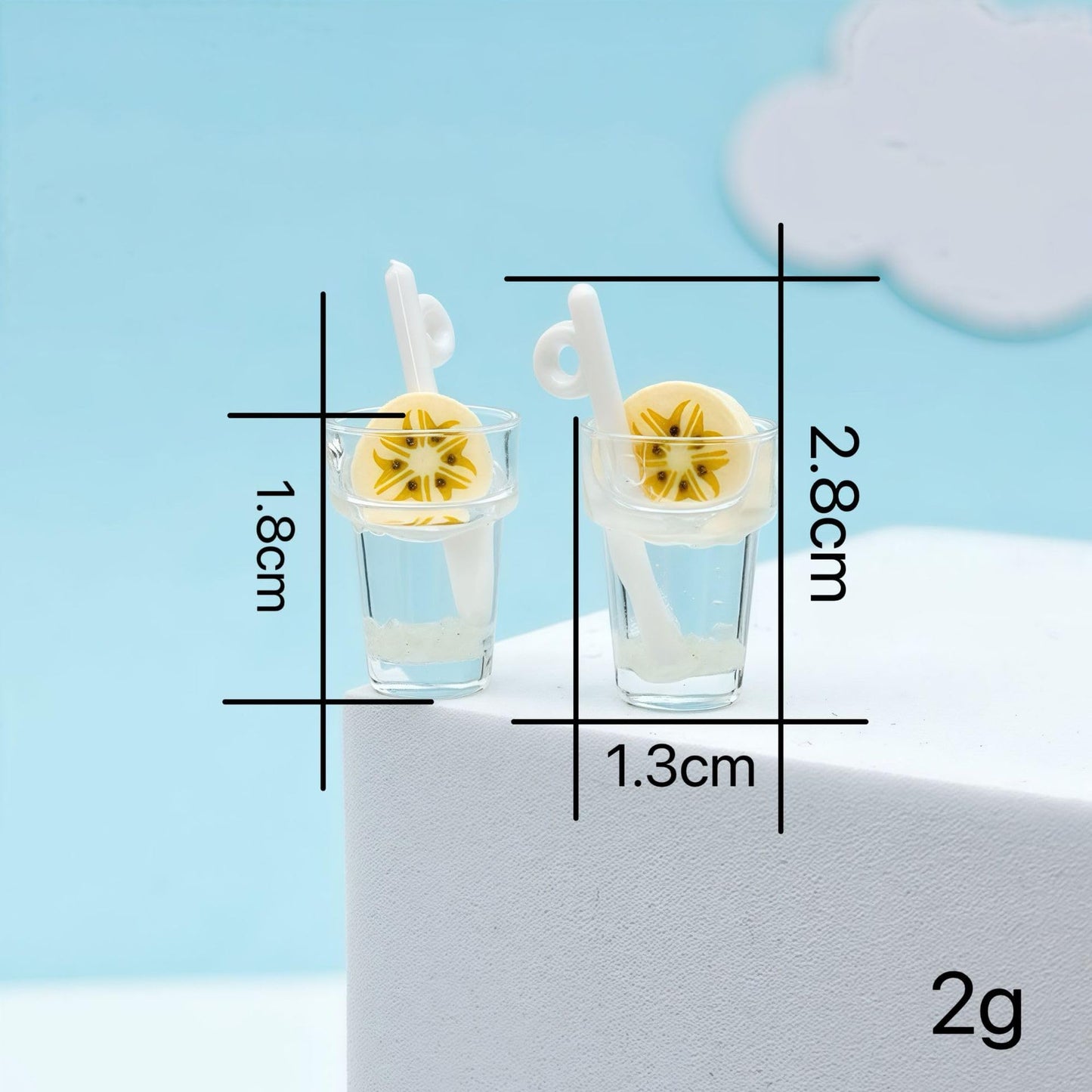 11 Pcs Miniature Dollhouse Drinks Set - Resin Glass Cup and Fruit Beverage Bottles, Simulated Drink Models for Summer Leisure-Themed Decor Decor, 1.07