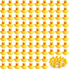 Teling 200 Pcs Mini Rubber Ducks in Bulk Yellow Small Rubber Ducks Bulk Tiny Squeak Duckies for Birthday Party Favor Gift(1.57 x 1.57 x 1.18 Inch)
