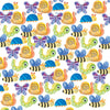 Fun Express Spring Bug Watercolor Shapes - 6" x 5" Assorted DIY Paper Crafts for Kids - Engaging Educational Activities for Creative Learning - 50