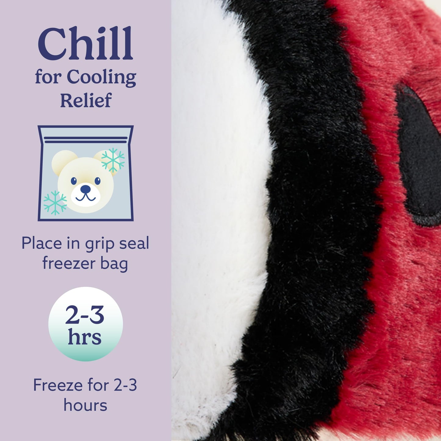 warmies Microwavable & Weighted Stuffed Animals, Ladybug - Heated Stuffed Animal Plushie for Warmth & Comfort - Cute Soft Plush Toys for Adults