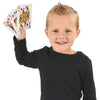 Gamie Jumbo Playing Cards Deck- 3 Inches X 5 Inches- Oversized Big Poker Card Set - Huge Casino Game Cards for Kids, Men, Women and Seniors- Great